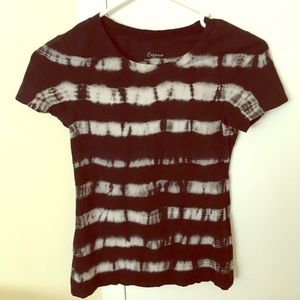 Black & White Tie-Dye Top